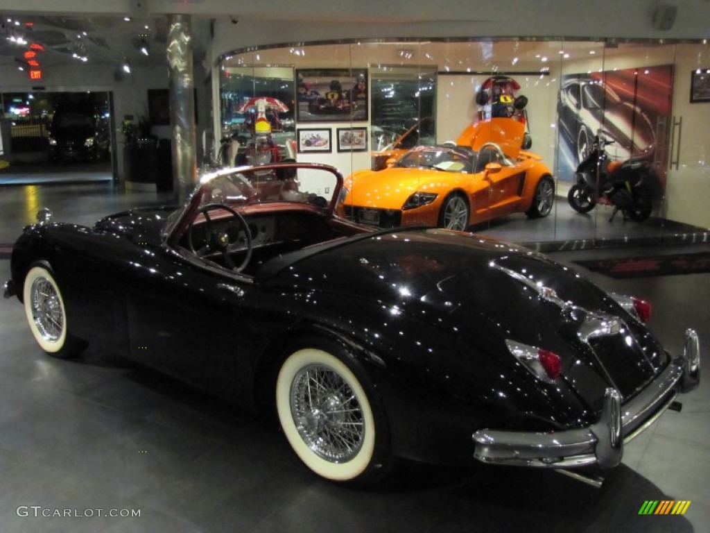 Black 1958 Jaguar XK 150 Roadster Exterior Photo #57003974