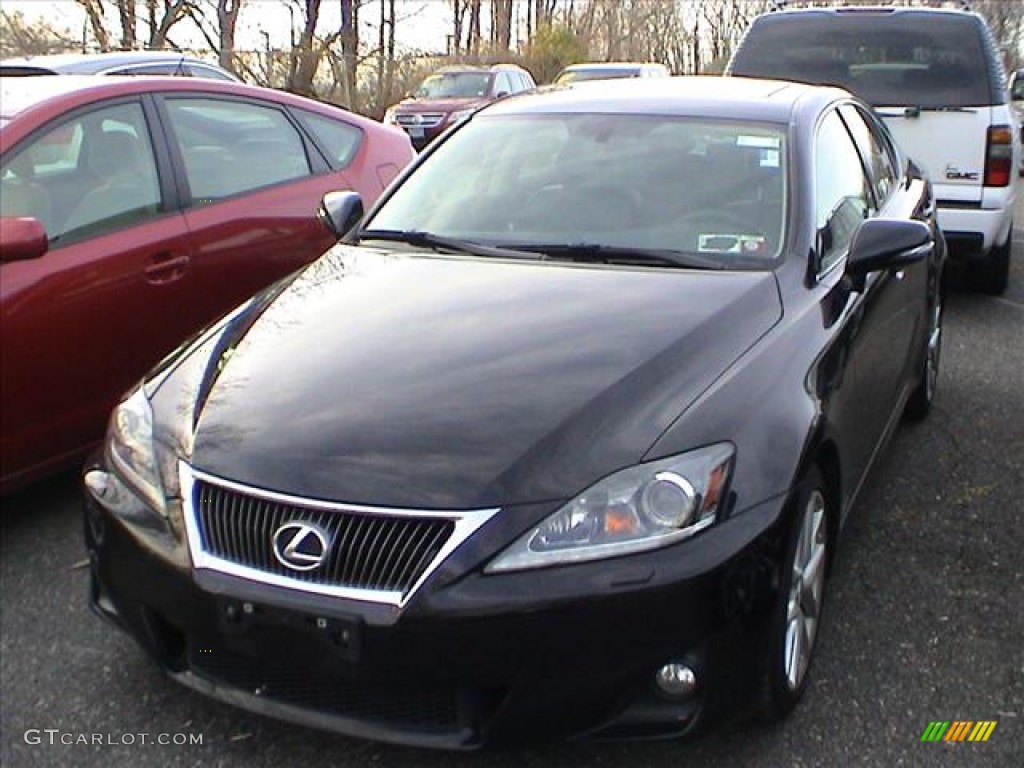 Obsidian Black 2011 Lexus IS 350 AWD Exterior Photo #57004737