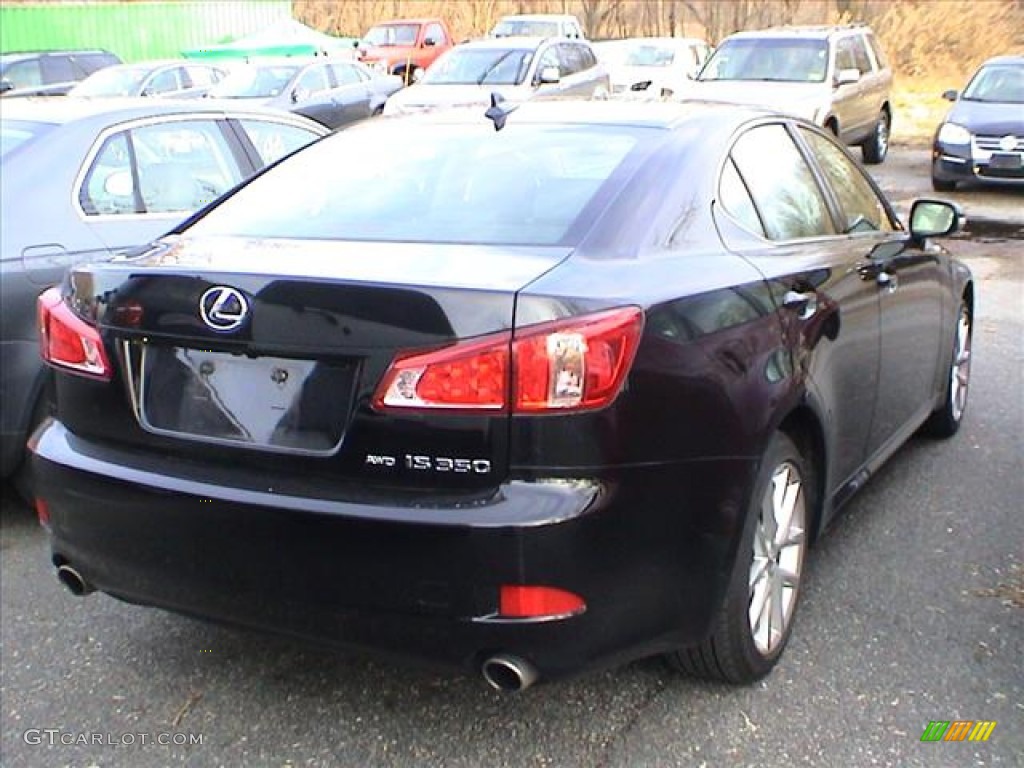 Obsidian Black 2011 Lexus IS 350 AWD Exterior Photo #57004748