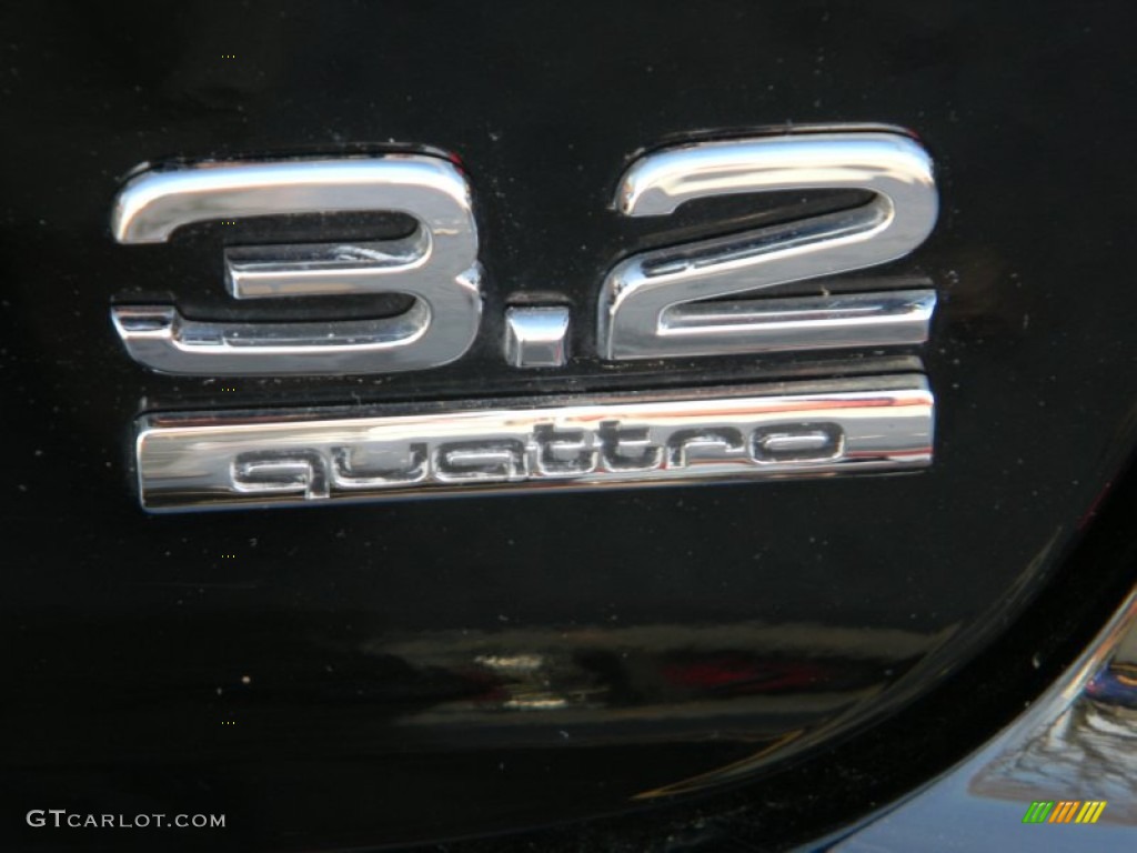 2006 A3 3.2 S Line quattro - Brilliant Black / Black photo #8