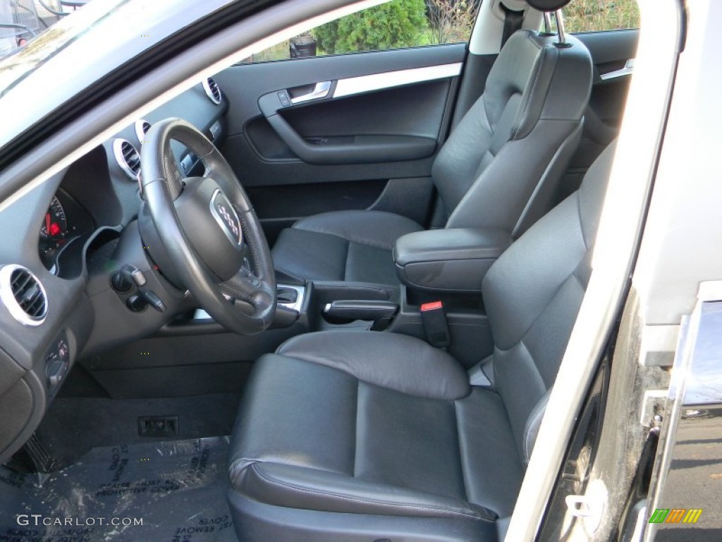 Black Interior 2006 Audi A3 3.2 S Line quattro Photo #57005189