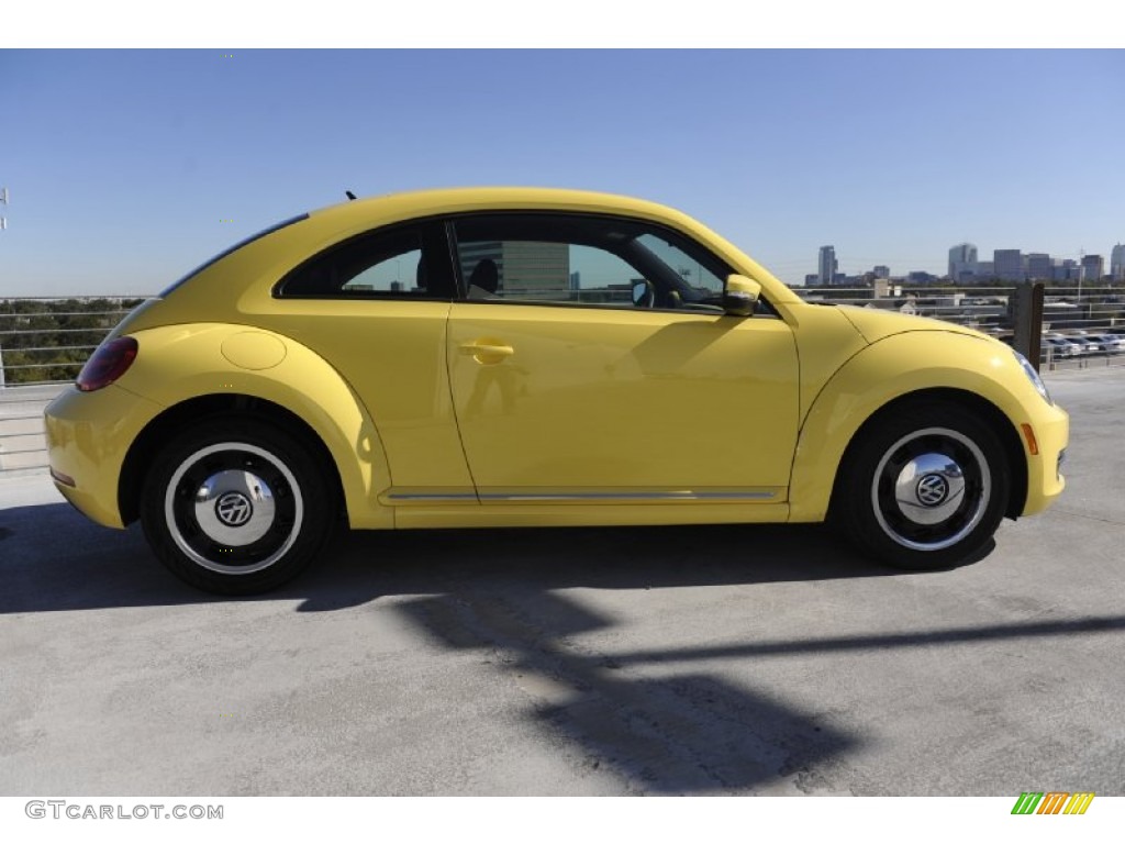 Saturn Yellow 2012 Volkswagen Beetle 2.5L Exterior Photo #57006158
