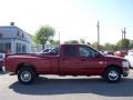 2008 Inferno Red Crystal Pearl Dodge Ram 3500 Big Horn Edition Quad Cab Dually  photo #2