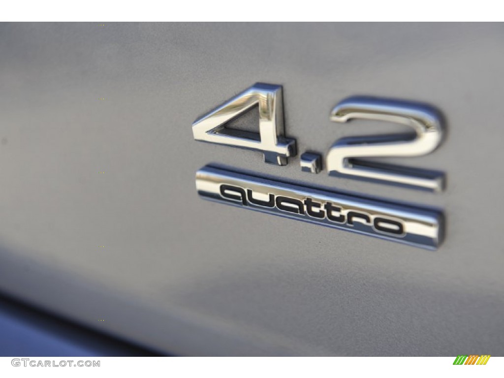 2005 A8 L 4.2 quattro - Atlas Grey Metallic / Platinum photo #7