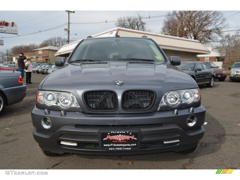 2002 X5 3.0i - Steel Grey Metallic / Black photo #2
