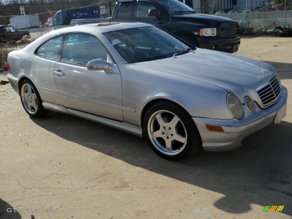 Brilliant Silver Metallic 2000 Mercedes-Benz CLK 430 Coupe Exterior Photo #57007652