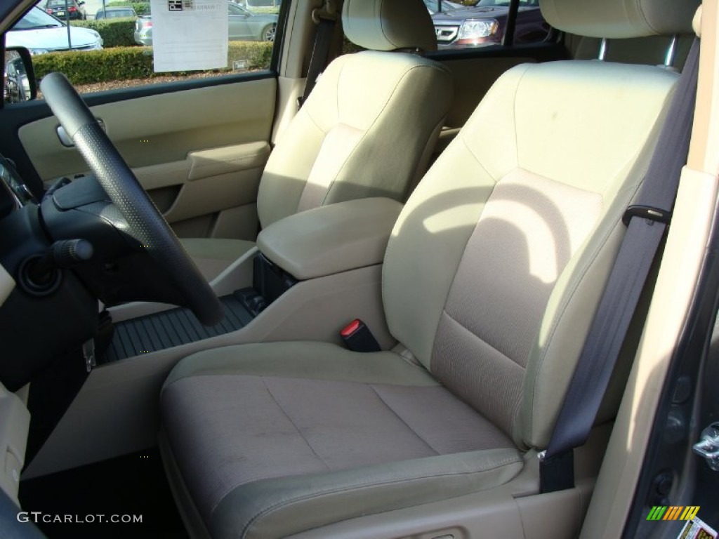 Beige Interior 2009 Honda Pilot EX 4WD Photo #57008495