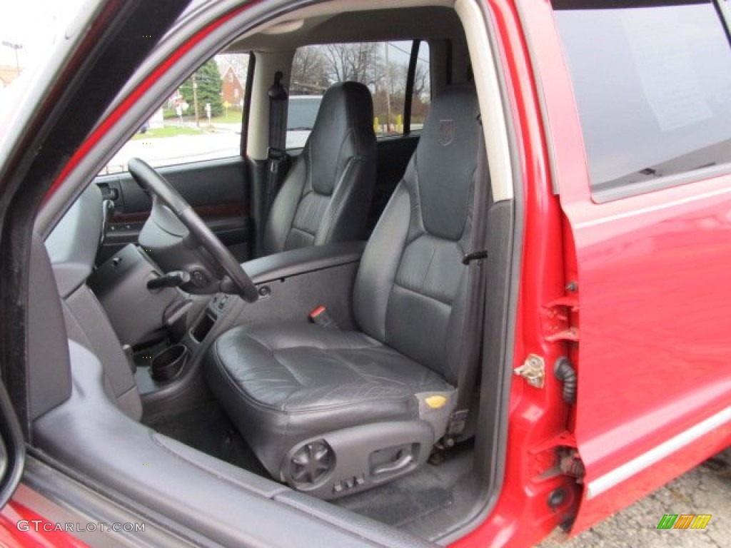 Dark Slate Gray Interior 2002 Dodge Durango SLT Plus 4x4 Photo #57008576