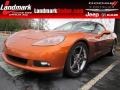 2009 Atomic Orange Metallic Chevrolet Corvette Coupe  photo #1