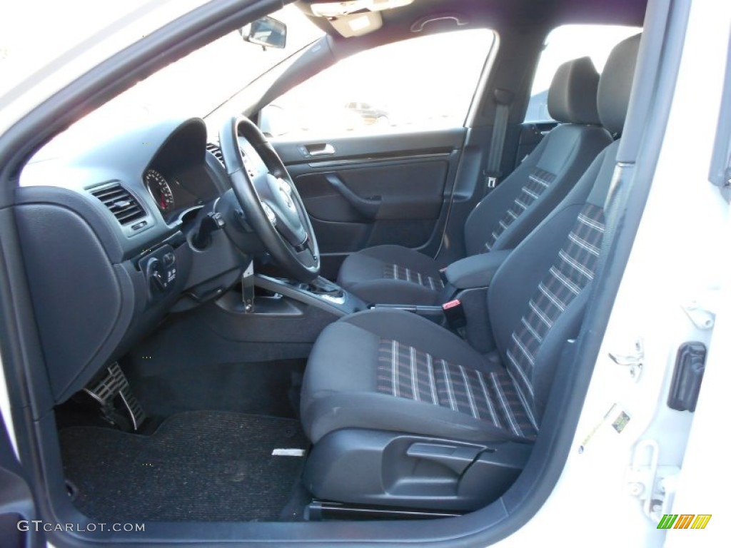 Interlagos Plaid Cloth Interior 2010 Volkswagen Jetta TDI Cup Street Edition Photo #57011732