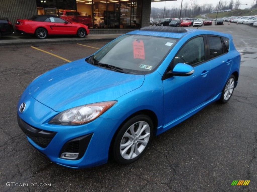 Celestial Blue Mica 2010 Mazda MAZDA3 s Sport 5 Door Exterior Photo #57013646