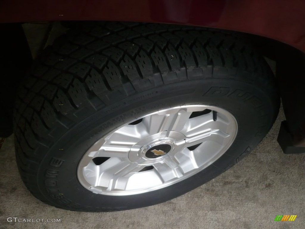 2008 Avalanche Z71 4x4 - Deep Ruby Red Metallic / Ebony photo #24