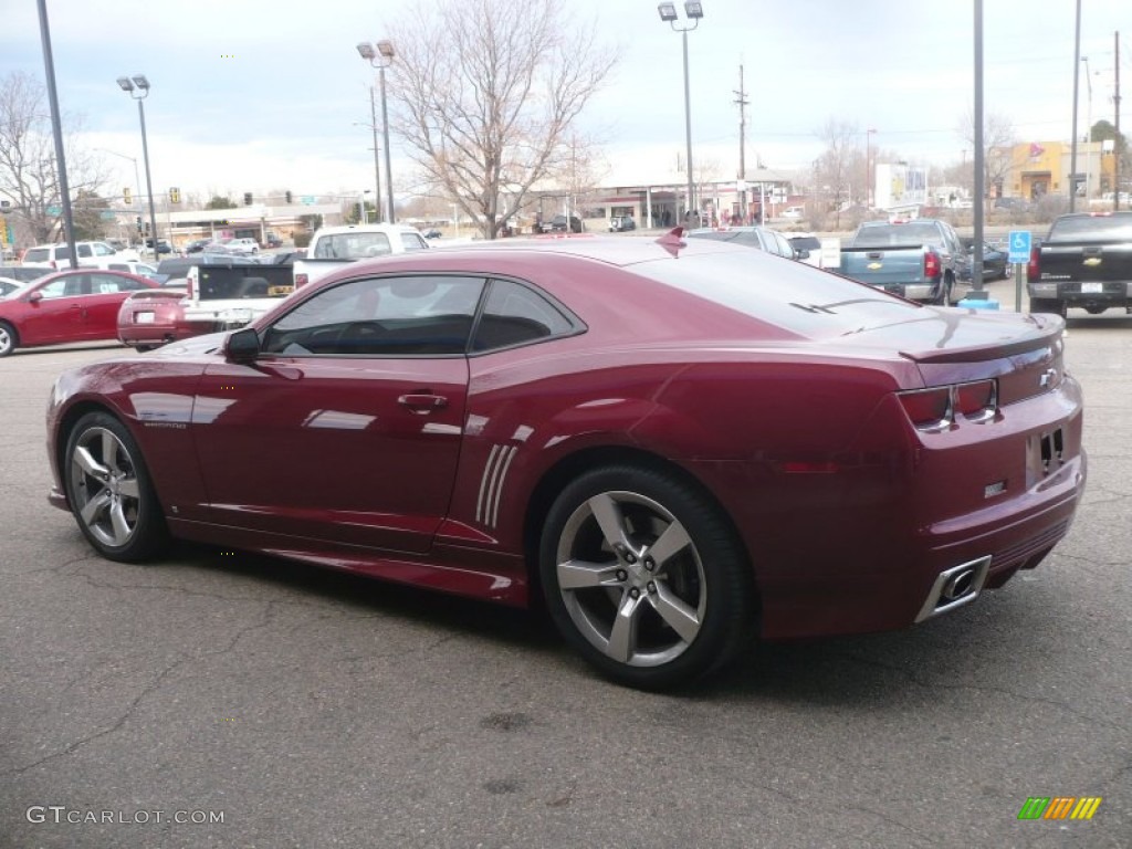 2010 Camaro SS/RS Coupe - Red Jewel Tintcoat / Black photo #4