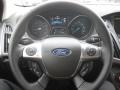 Charcoal Black Leather Steering Wheel Photo for 2012 Ford Focus #57014450