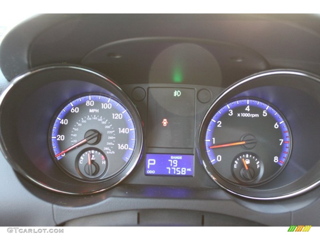 2011 Hyundai Genesis Coupe 3.8 Grand Touring Gauges Photo #57015641