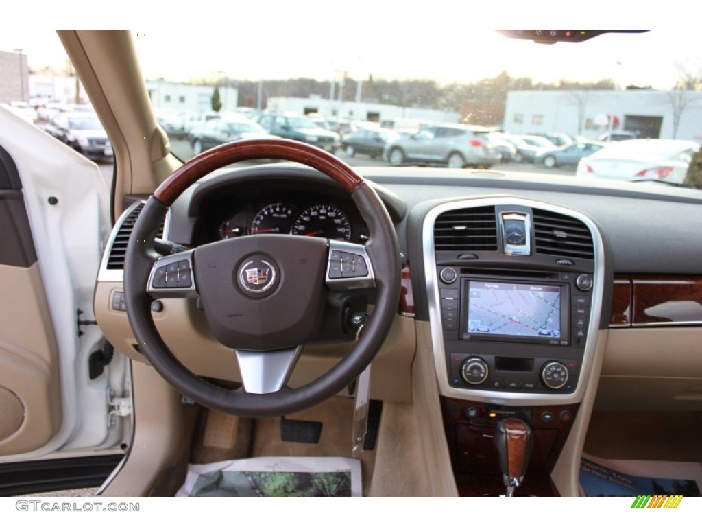 2008 Cadillac SRX 4 V6 AWD Cashmere/Cocoa Dashboard Photo #57015884
