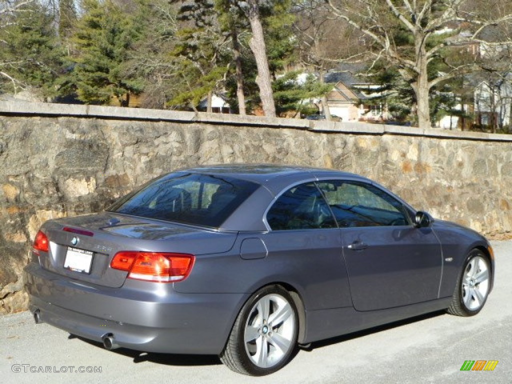 2007 3 Series 335i Convertible - Space Gray Metallic / Black photo #4