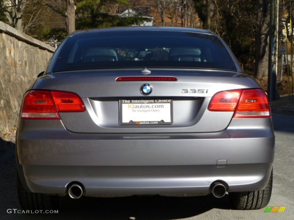 2007 3 Series 335i Convertible - Space Gray Metallic / Black photo #8