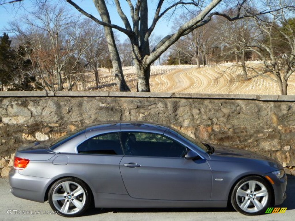 2007 3 Series 335i Convertible - Space Gray Metallic / Black photo #10