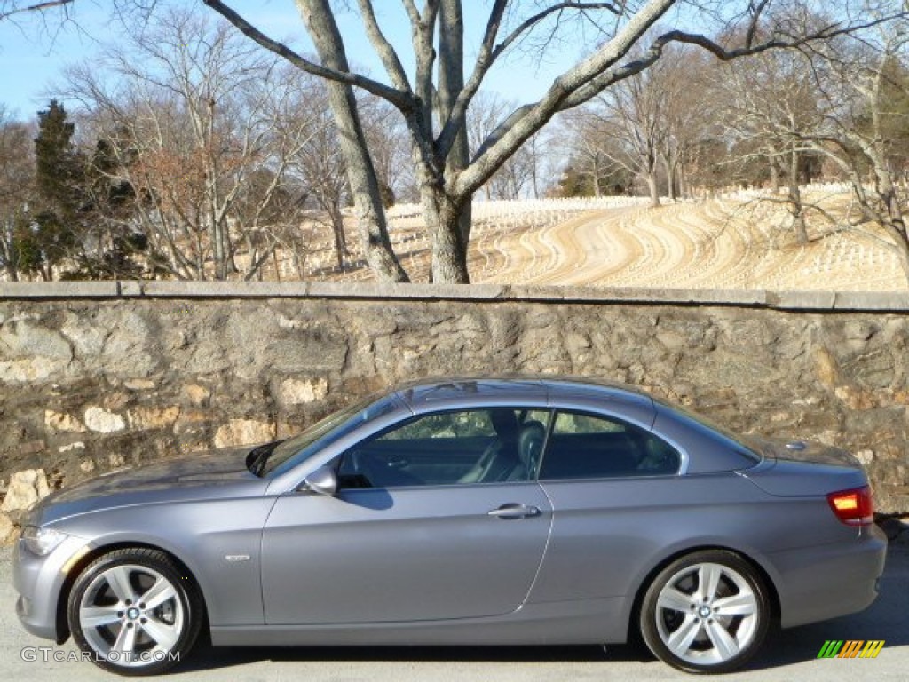 2007 3 Series 335i Convertible - Space Gray Metallic / Black photo #11