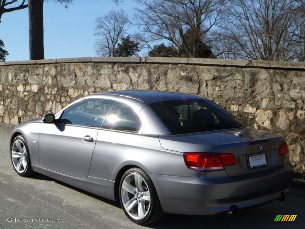 2007 3 Series 335i Convertible - Space Gray Metallic / Black photo #16