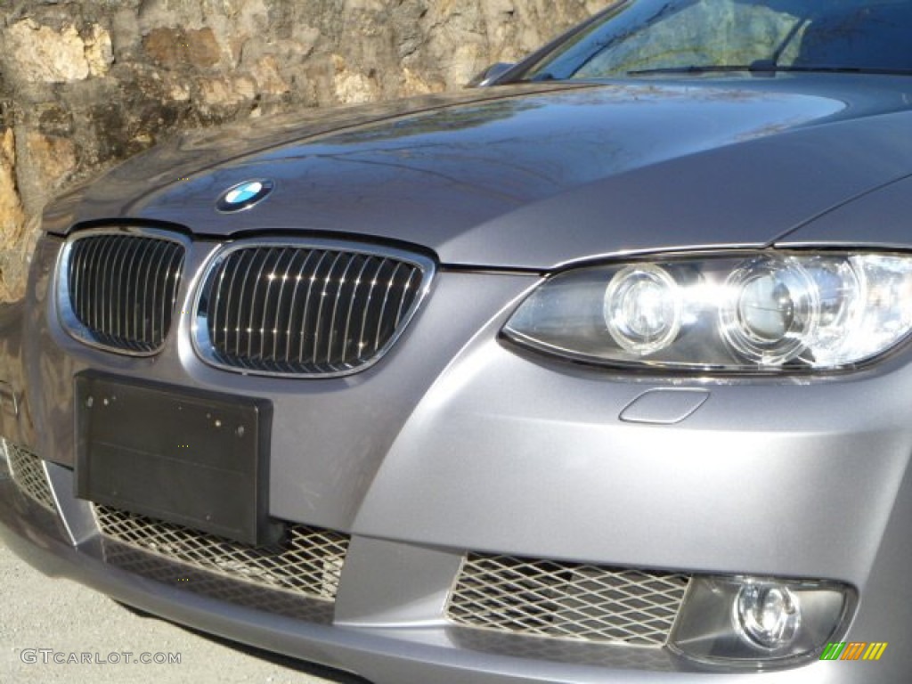 2007 3 Series 335i Convertible - Space Gray Metallic / Black photo #19