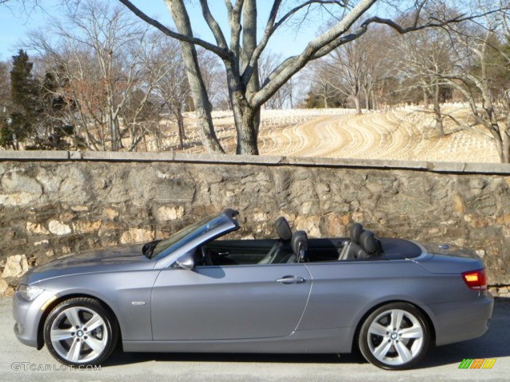 2007 3 Series 335i Convertible - Space Gray Metallic / Black photo #21