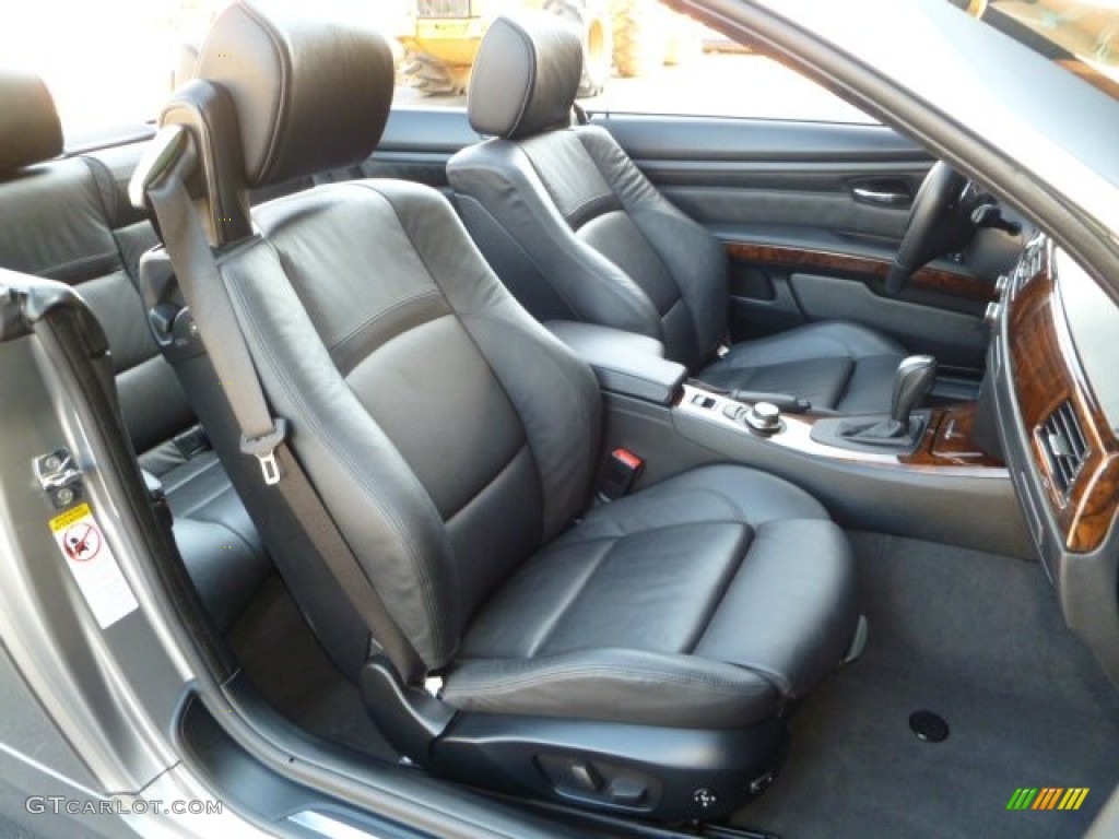 2007 3 Series 335i Convertible - Space Gray Metallic / Black photo #28