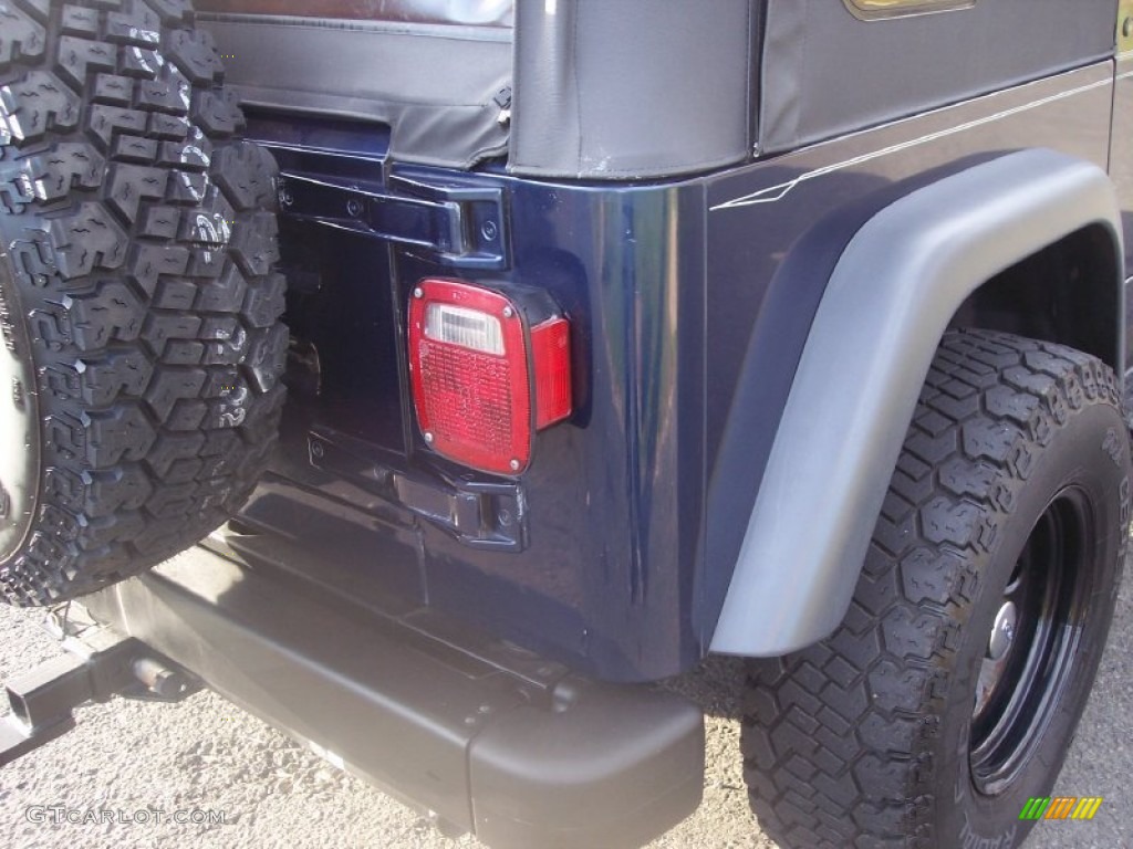2000 Wrangler Sport 4x4 - Patriot Blue Pearl / Agate photo #24