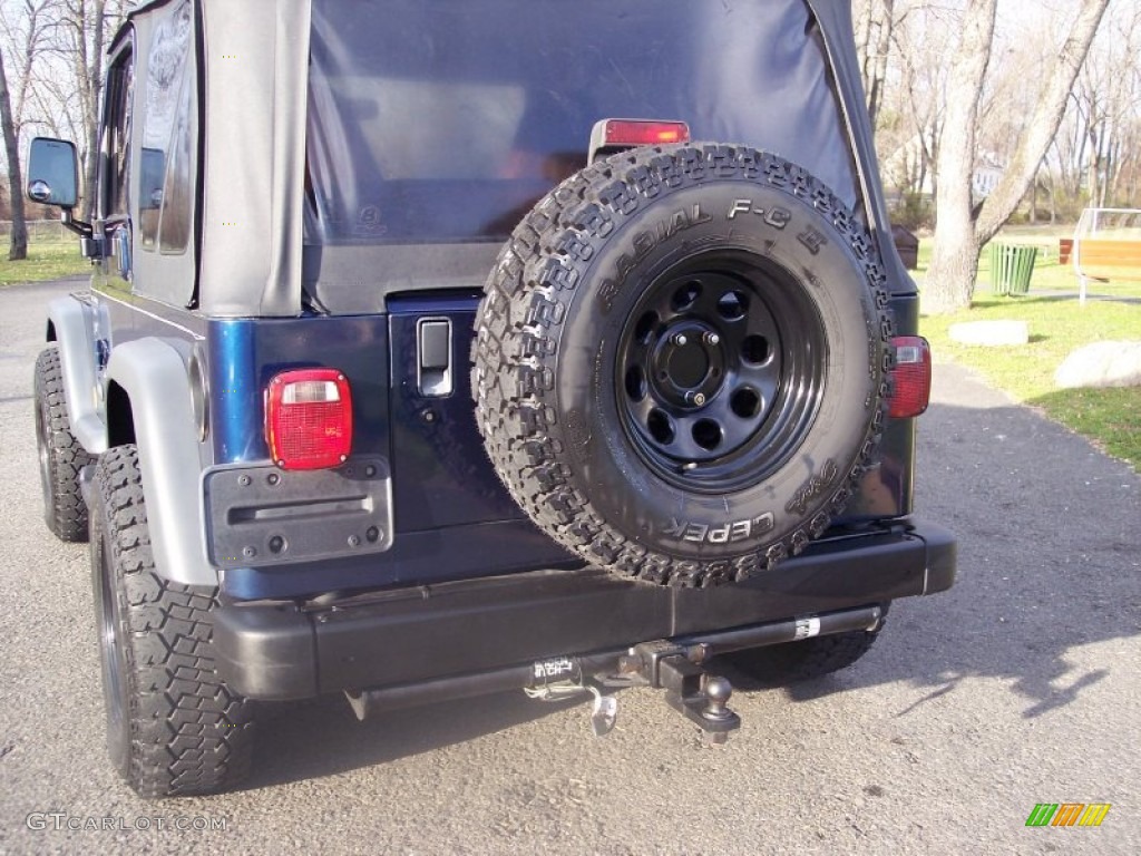 2000 Wrangler Sport 4x4 - Patriot Blue Pearl / Agate photo #26