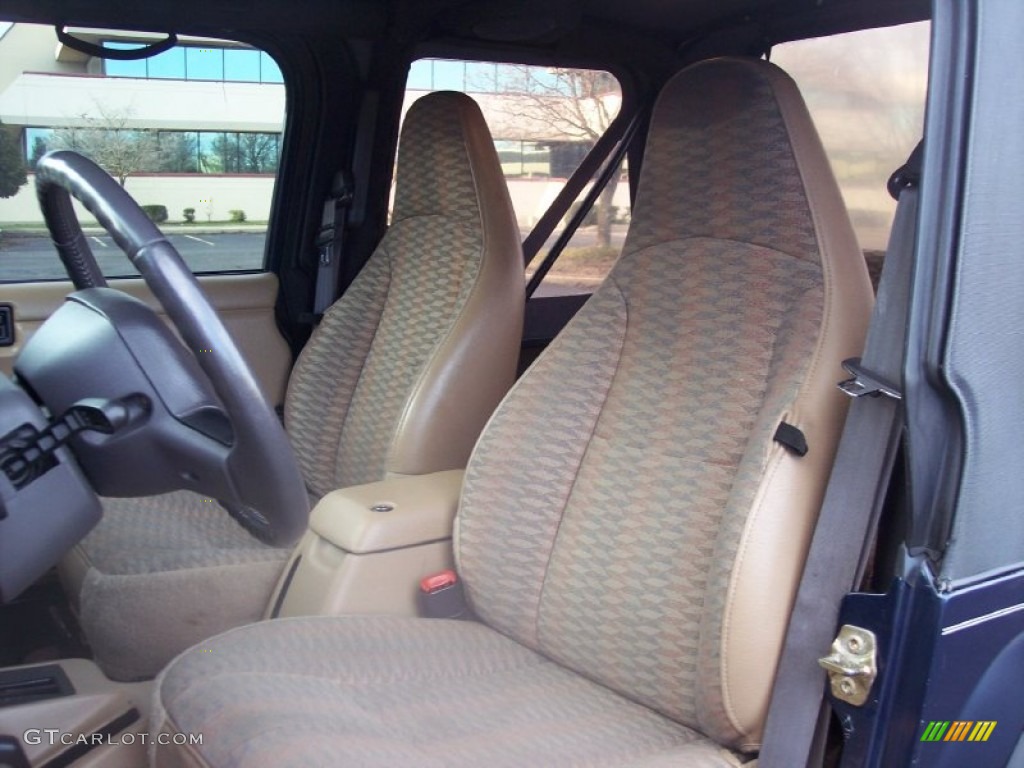 2000 Wrangler Sport 4x4 - Patriot Blue Pearl / Agate photo #34