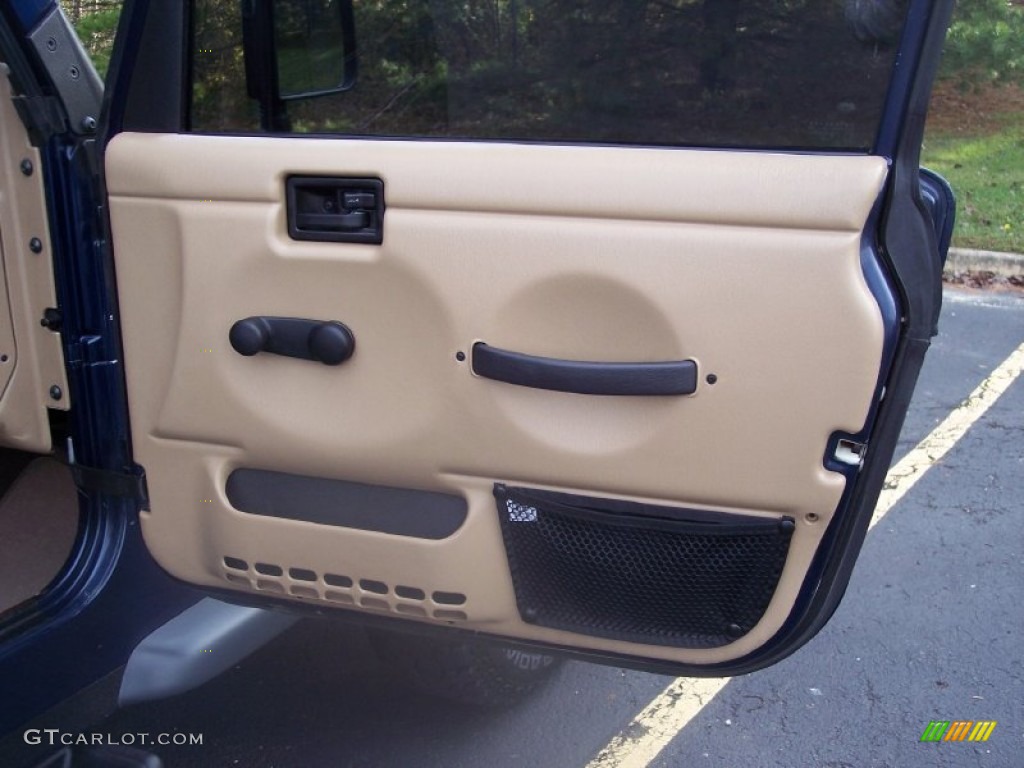 2000 Wrangler Sport 4x4 - Patriot Blue Pearl / Agate photo #41