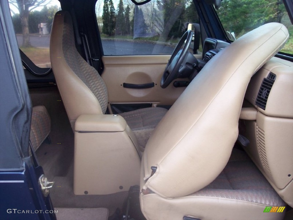2000 Wrangler Sport 4x4 - Patriot Blue Pearl / Agate photo #47