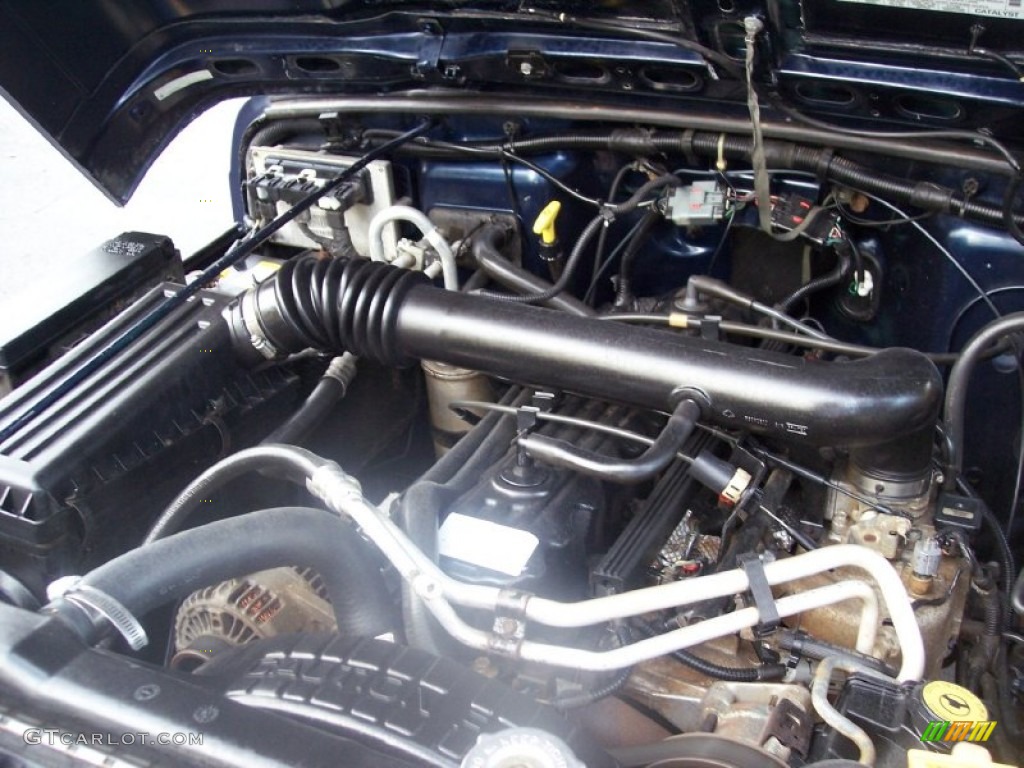 2000 Wrangler Sport 4x4 - Patriot Blue Pearl / Agate photo #51