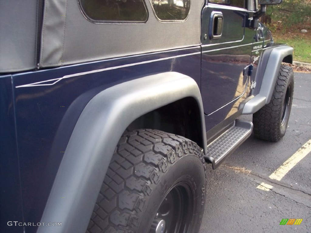 2000 Wrangler Sport 4x4 - Patriot Blue Pearl / Agate photo #61