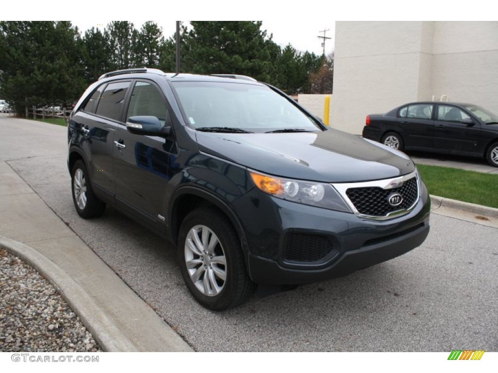 2011 Sorento LX V6 AWD - Pacific Blue / Gray photo #1