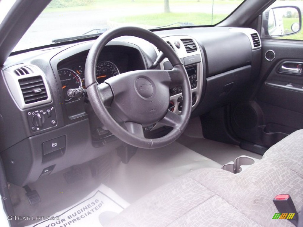 2007 Chevrolet Colorado Work Truck Regular Cab Medium Pewter Dashboard Photo #57017225