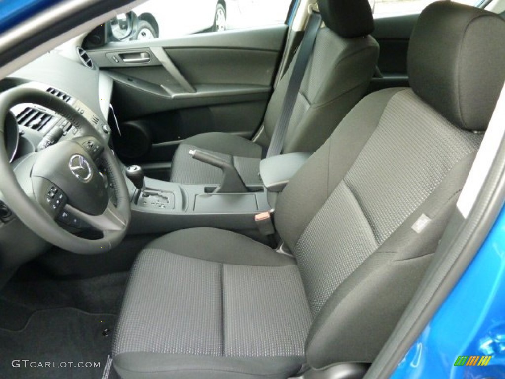 Black Interior 2012 Mazda MAZDA3 i Touring 4 Door Photo #57018106