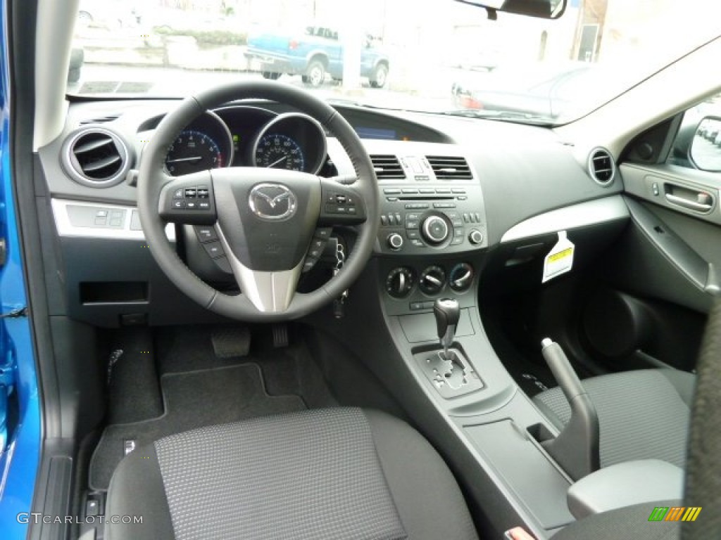 2012 Mazda MAZDA3 i Touring 4 Door Black Dashboard Photo #57018122