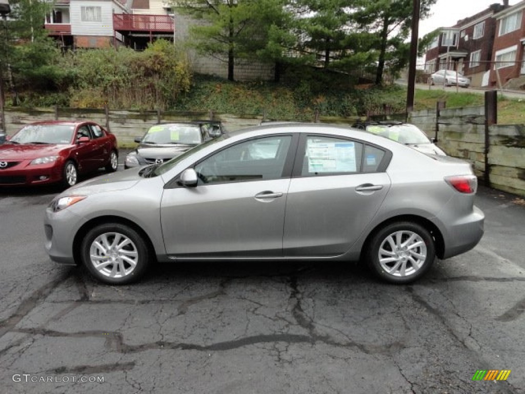 Liquid Silver Metallic 2012 Mazda MAZDA3 i Touring 4 Door Exterior Photo #57018224