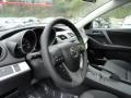 Black 2012 Mazda MAZDA3 i Touring 4 Door Steering Wheel
