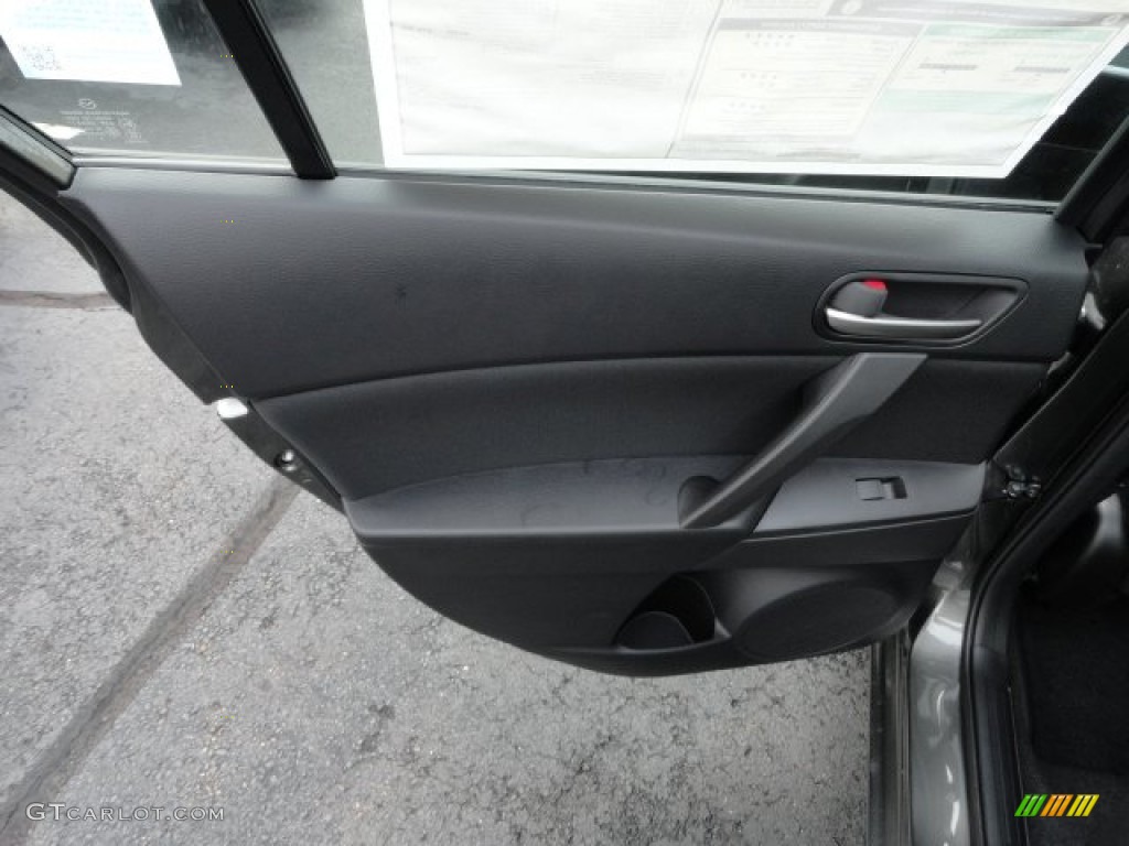 2012 Mazda MAZDA3 i Touring 4 Door Black Door Panel Photo #57018689