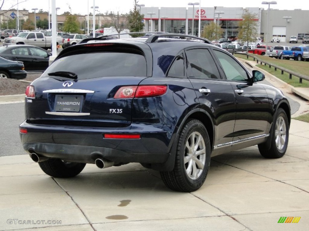 2007 FX 35 AWD - Sapphire Blue Metallic / Wheat photo #5