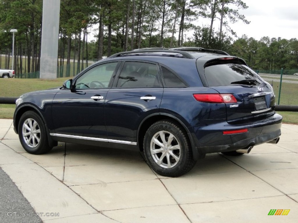 2007 FX 35 AWD - Sapphire Blue Metallic / Wheat photo #6