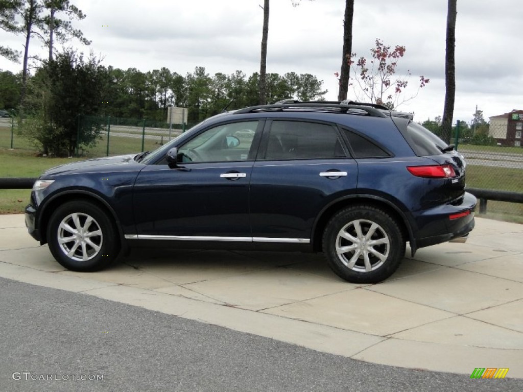 2007 FX 35 AWD - Sapphire Blue Metallic / Wheat photo #7
