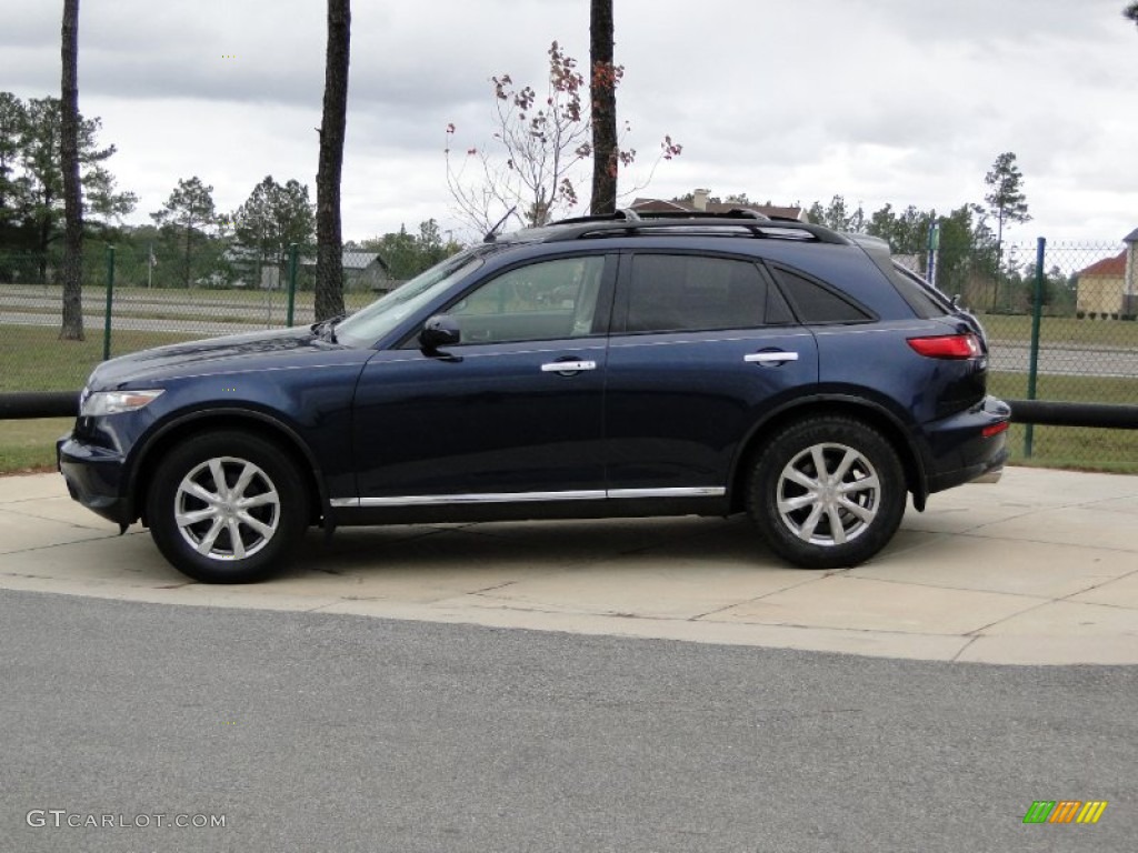 2007 FX 35 AWD - Sapphire Blue Metallic / Wheat photo #8