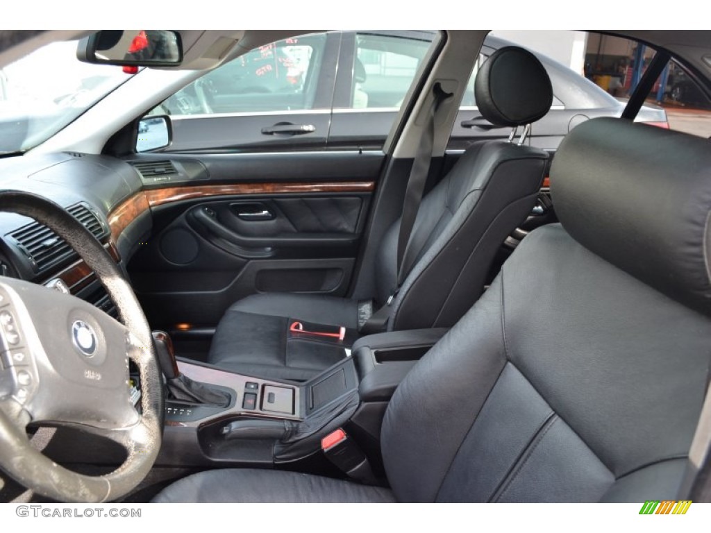 Black Interior 2003 BMW 5 Series 540i Sedan Photo #57019961