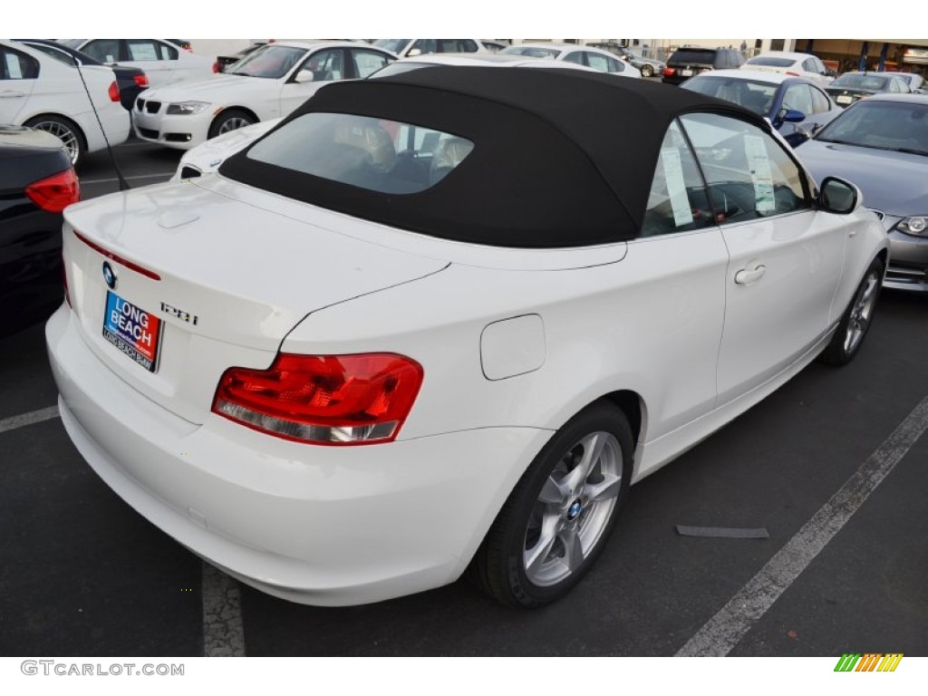 2012 1 Series 128i Convertible - Alpine White / Savanna Beige photo #3