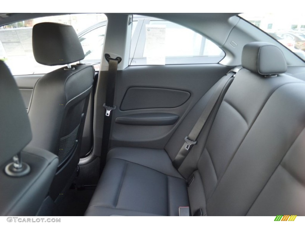 Black Interior 2012 BMW 1 Series 128i Coupe Photo #57020100