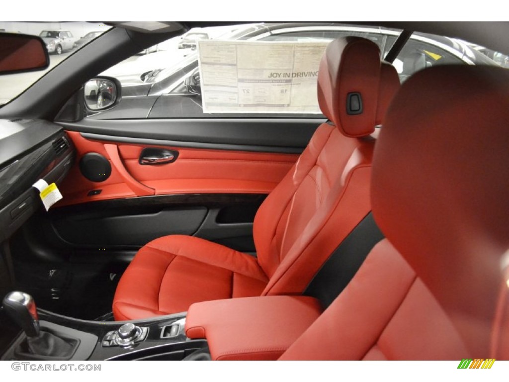 Coral Red/Black Interior 2012 BMW 3 Series 328i Convertible Photo #57020873